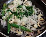 A picture of step 2 of Paneer Afghani.