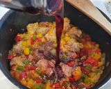 Foto del paso 3 de la receta Ternera guisada con pimientos y cebolla