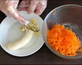 Foto del paso 1 de la receta: Cupcakes light 🥕🍌en sólo 3 minutos