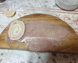 Pas rețetă Rulouri de pui cu cașcaval învelite în bacon 1 fotografie