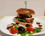 Pas rețetă Burger de vită cu ou 2 fotografie