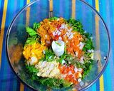 Foto del paso 5 de la receta: Pollo asado a la imperial con patatas asadas, huevos y olivas