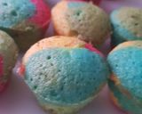 A picture of step 4 of Mini rainbow fairycakes.