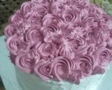 Foto langkah ke 7 dari resep Rainbow steam cake (w.butter cream topping /chocolate cage).