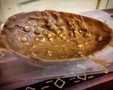 Foto del passaggio 7 della ricetta Uova di Pasqua variegato con frutta secca