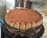 Foto langkah ke 1 dari resep Homemade tiramisu cake lady finger original italia part 2 (menghias kue).