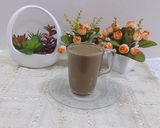 A picture of step 8 of Caramel hot coffee chocolate with cream.