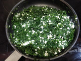 Lasaña de berenjena con espinacas y queso fresco