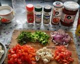 A picture of step 2 of Spicy Peri peri American vegetable pasta masala.