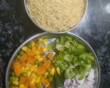 A picture of step 1 of Veg. Vermicelli upma.