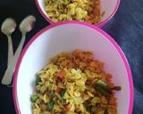 A picture of step 8 of Oats upma.