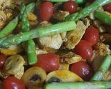 A picture of step 6 of Chicken Paprika.