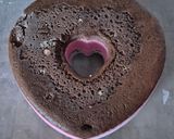 Une image de l'étape 5 de Gâteau coeur saint Valentin coeur mousse framboises.
