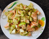 A picture of step 3 of Guava cucumber salad.
