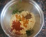 A picture of step 2 of Coriander Pakora.