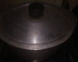 A picture of step 3 of Masala mater poulao.