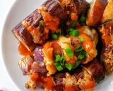 Foto langkah ke 5 dari resep Terong Bungkus Tahu Saus Tiram.