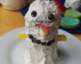A picture of step 3 of 🌈 Our little rainbow snow men that turned to be monsters 😂😂.