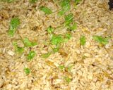 A picture of step 2 of Egg rice.