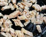 A picture of step 2 of Brussels Sprouts with Bacon!.