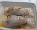Foto del paso 6 de la receta: Calamares rellenos de butifarra, bacon y verduras