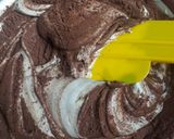 Foto langkah ke 4 dari resep Brownies Pandan Cokelat.