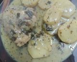 Foto del paso 6 de la receta: Muslos de pollo rehogado en cerveza al verdeo con Roquefort
