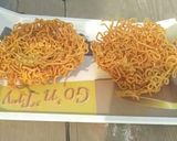 A picture of step 5 of Maggi Manchurian basket.