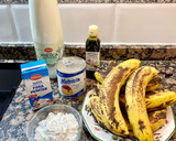 Foto del paso 1 de la receta: Postre cremoso con plátano caramelizado