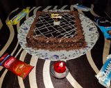 A picture of step 10 of Eggless black forest cake without oven.