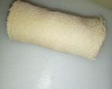 A picture of step 5 of Pinwheel cheese sandwich.