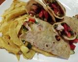 Chicken wrap sandwich with potato wedges recipe step 2 photo