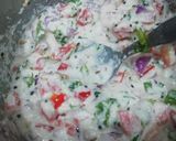 A picture of step 3 of Jackfruit Flour Paniyaram (with less oil).