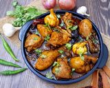 A picture of step 9 of Bihari Style Chicken Curry.