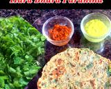 A picture of step 7 of Hara Bhara Parantha (Leafy wholeweat Flatbread).