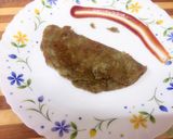 A picture of step 6 of Sprouts cheela.