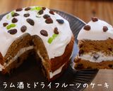 A picture of step 1 of Rum and Cinnamon Flavored Dried Fruits Butter Cake.