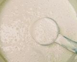 A picture of step 2 of Masa with soy bean soup.