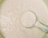 A picture of step 2 of Masa with soy bean soup.