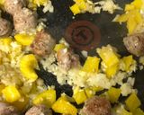 Une image de l'étape 2 de Rougail de saucisses.