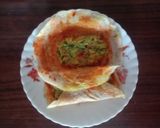 A picture of step 5 of Mysore Masala Dosa.