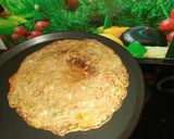 A picture of step 5 of Vegetable Wheat cheela.