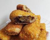 Foto langkah ke 5 dari resep Roti Goreng Pisang Coklat.