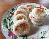 A picture of step 6 of Gluten rice with Coconut (Wingko Babat).