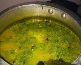 A picture of step 5 of Methi khichdi.