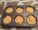 Foto del paso 4 de la receta: Muffins veganos de zapallo y zanahoria exprés