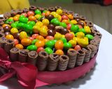 Foto langkah ke 5 dari resep Kue ulang tahun bolu oreo.