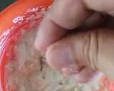 Foto del paso 5 de la receta: Timbal de cangreja en arroz con crema ácida y ensalada marinera