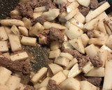 A picture of step 2 of Bison/Buffalo Potatoes and Onion.