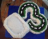 Foto del paso 2 de la receta: Torta número 3 con pista de fondan